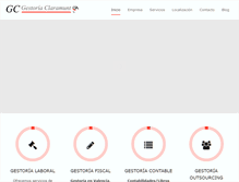 Tablet Screenshot of gestoriaclaramunt.com
